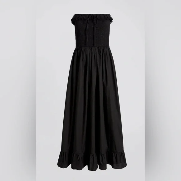 cream & black dress Steph Dress